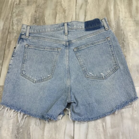 Abercrombie & Fitch The 90s Straight Ultra High Rise Cut Off Shorts 29/8 - Picture 3 of 4